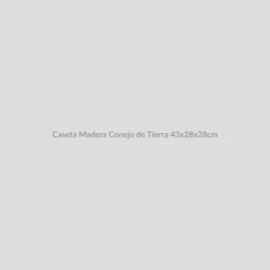 Caseta Madera Conejo de Tierra 43x28x28cm